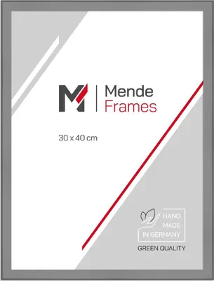 Produktbild von MendeFrames H080 Holzrahmen hellgrau 10x10 cm