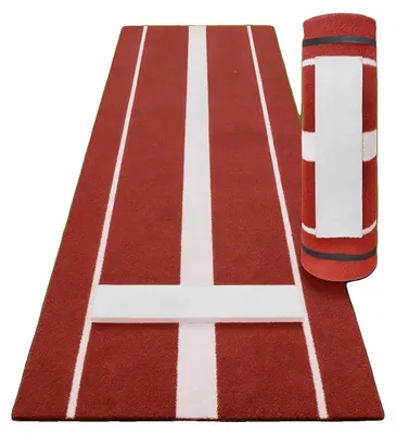 Productafbeelding van Trainingsmat, antislip oppervlak, draagbaar ontwerp, rood