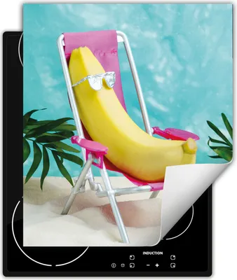 Produktbild von DarHaus Herdabdeckplatte 45x52 cm Anti Rutsch Matte Aufrollbar, Strand
