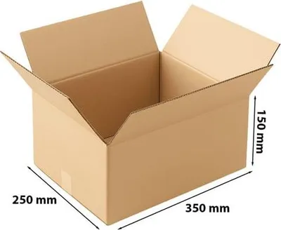 Zdjęcie produktu dla Karton Klapowy Pudełko Kartonowe 350x250x150mm BC580