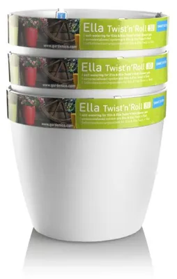 Produktbild von 8x Übertopf Ella Rollen Blumenkübel Pflanzenbox Kräutergefäß Garten Dekoration