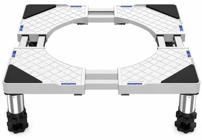 Image de Pied de machine à laver réglable, avec 4 pieds et 8 tubes