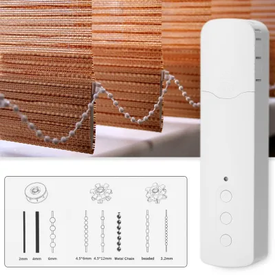 Obrázek produktu pro Tuya WiFi TM616EGWT Intelligent Pull Bead Curtain Motor Intelligent Home Household Hotel Electric Curtain Motors Mobilephone APP Control Voice Control Quiet Compatible with Alexa Home