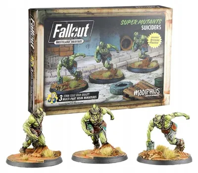 Obrázek produktu pro Fallout Super Mutants Suiciders - Miniaturenspiel - ENG Edition