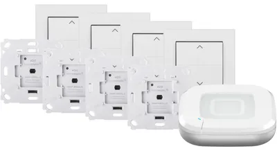 Produktbild von Homematic IP Starter Set Rollladensteuerung für 4 Rollläden
