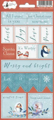 Produktbild von P13 Craft AUFKLEBER Dekor Stickers für Bullet Journal Scrapbooking, Winter 1794
