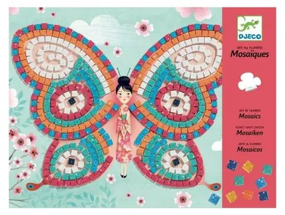 Zdjęcie produktu dla Mozaika z motylami - zestaw umiejętności i kreatywności