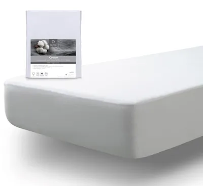 Imagen del producto de Protector para colchón 2 en 1, transpirable, 100x200 cm, impermeable, certificado