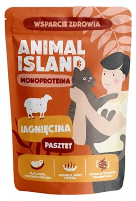 Produktbild von ANIMAL ISLAND Mono Lamb - nassfutter für Katzen - 100g