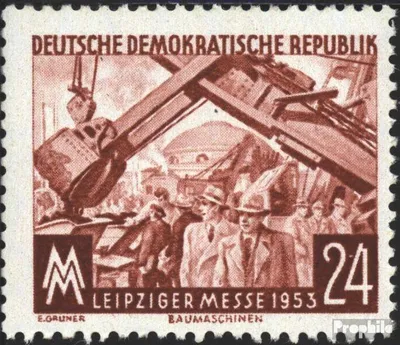 Produktbild von Briefmarken DDR 1953 Mi 380 postfrisch Leipziger Herbstmesse