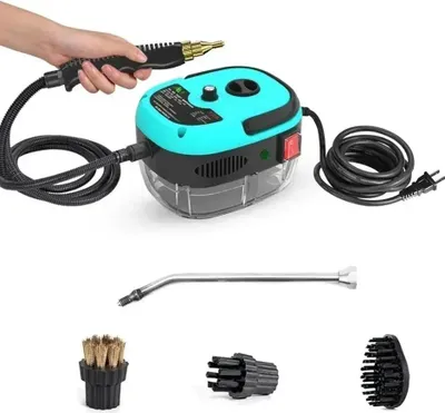 Image de Nettoyeur vapeur, conception portable, nettoyage à haute température, bleu, 220 V-c, EU-c