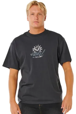 Produktbild von Rip Curl Inner Visions Rotten Sun Kurzarm-t-shirt Schwarz M Mann Schwarz M