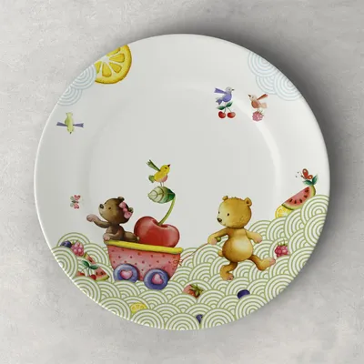 Produktbild von Villeroy & Boch Hungry Bear Kinderteller flach 21,5 cm