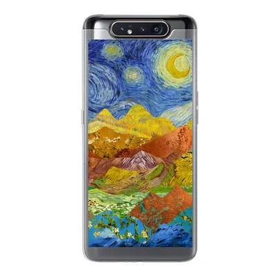 Produktbild von MuchoWow® Handyhülle Schutzhülle Hülle für Samsung Galaxy A80 Alte Meister - Collage - Van Gogh Silikon Softcase Handy Hülle - Schutzdeckel