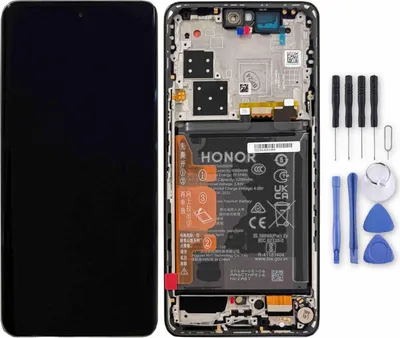 Obrázek produktu pro Pro Honor 200 Pro 5G 0235AKHM LCD displej s rámečkem Náhradní díl Black