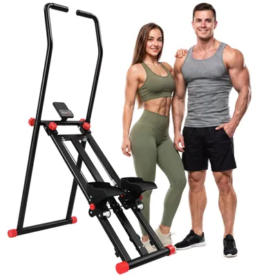 Produktbild von SPORTNOW Klappbarer Treppenstepper für Zuhause mit 3 Widerstandsstufen