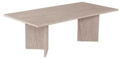 Image de CALICOSY - Table basse avec plateau rectangulaire L120 cm - SABIN