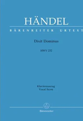 Produktbild von ISBN Dixit Dominus HWV 232 Klavierauszug, Musikalische Ausbildung, Taschenbuch