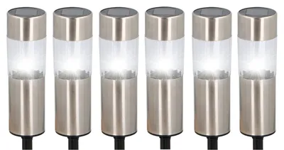 Image de Lampes solaires de jardin Lot de 6 lampes solaires Lampe de jardin Lampe extérieure Lampe de trottoir