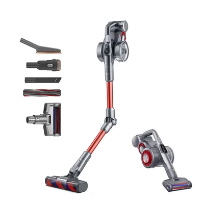 Obrázek produktu pro JIMMY H9 Flex, Tyčový vysavač 2 v 1, Bezsáčkové, Šedá, Červená, 0,6 l, Suchý, Cyklónový / filtrace