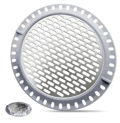 Produktbild von Duschablauf Haarsieb aus Edelstahl, Rundes Metallsieb für Badewanne und Küche, 13 cm Abflusssieb mit Haarfänger