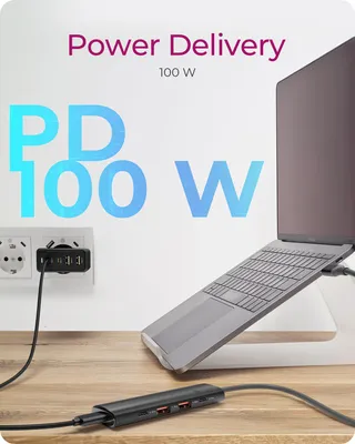 Productafbeelding van Icy Box IB-HUB1437-CPD Hub 4-Port IcyBox USB 3.2 IB-Hub1437-CPD