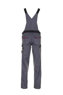 Produktbild von Planam Highline Damen Latzhose schiefer/schwarz/rot 38