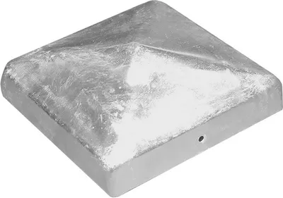 Produktbild von Pfostenkappe für Vierkantmetallpfosten 70x70x1,0mm verzinkt