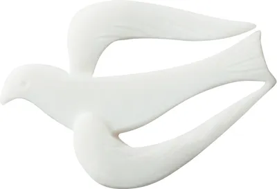 Produktbild von KNORR PRANDELL 218308021 Wachstaube 32 x 22 mm weiss