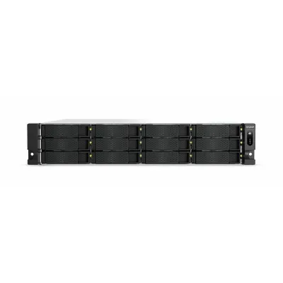 Produktbild von QNAP TS-H1277AXU-RP - NAS-Server - 12 Schächte - Rack - einbaufähig - SATA 6Gb/s - RAID RAID 0, 1, 5, 6, 10, 50, JBOD, 60 - RAM 32 GB - 2.5 Gigabit Ethernet / 10 Gigabit Ethernet - iSCSI Support - 2U