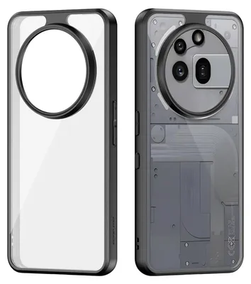 Image de Coque pour Nothing Phone 3a Pro, Dux Ducis Aimo, transparente avec cadre noir