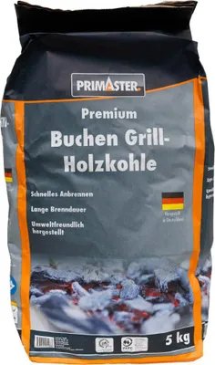 Produktbild von Primaster Holzkohle 5 kg Buche