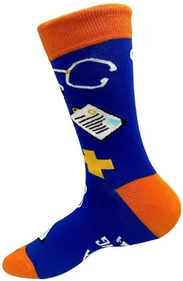 Produktbild von Musthaves – Bunte, lustige  Socken Uni – Doctor / Mediziner - Einheitsgröße Gr. 38 - 45