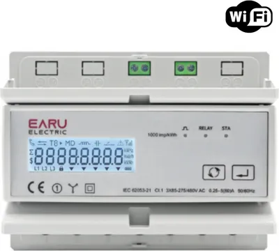 Produktbild von WLAN-Dreiphasen-Zweiwege-Energiezähler, Tuya