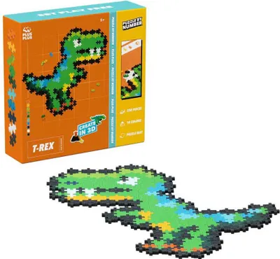 Image de Plus Plus dėlionė pagal skaičius, T-REX, 250 det.