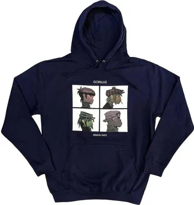 Obrázek produktu pro Gorillaz - Mikina s kapucí "Demon Days" pro muže/dámy Uni RO9825 (S) (Navy Blue)