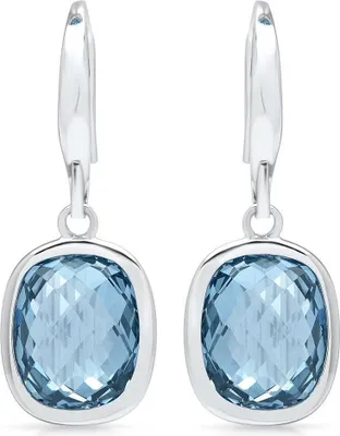 Produktbild von Mit blauem Schmuckstein aus Sterlingsilber SE0716