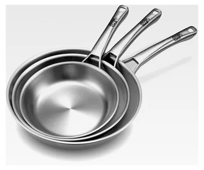 Produktbild von Edelstahlpfanne für alle Herdarten, induktionsgeeignet, Universalpfanne