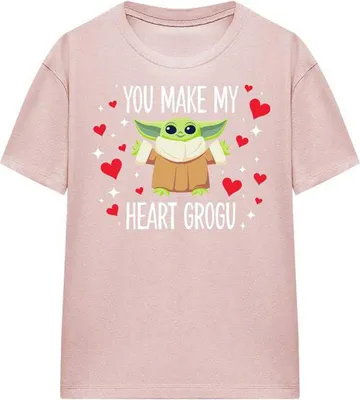 Produktbild von Star Wars - "You Make My Heart" T-Shirt für Damen TV23865 (XL) (Pink)