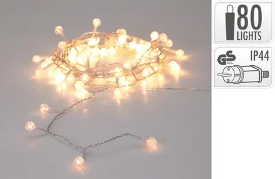 Zdjęcie produktu dla Łańcuch Świetlny Led 80Led Ww