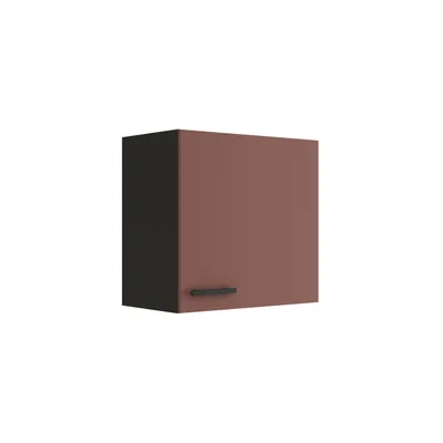 Produktbild von Optifit Hängeschrank Nizza407 BxTxH 60 x 34,6 x 57,6 cm rostrot matt zerlegt Anschlag reversibel KUNI O606-9+