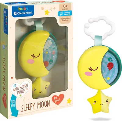 Produktbild von Clementoni Sleepy Moon, Junge/Mädchen, Mit Ton, Blau, Gelb, 1 Stück(e)