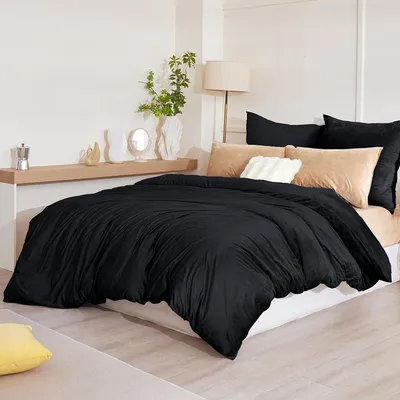 Obrázok produktu pre Omgoods – Zimná flanelová prikrývka s obliečkami na vankúše, 220 x 240 cm, s 2 obliečkami na vankúše