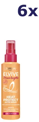 Produktbild von 6x L'Oréal Elvive Hitzeschutzspray Dream Lengths