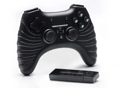 Produktbild von Thrustmaster T-Wireless Gamepad Black pro PC a PS3 - analogový/digitální