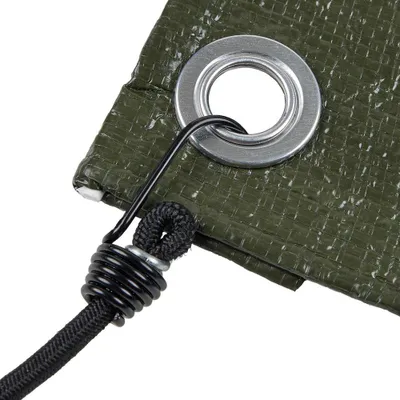 Produktbild von Packung mit 10 elastischen Bungee-Seilen mit 4-mm-Haken, 20 cm lang