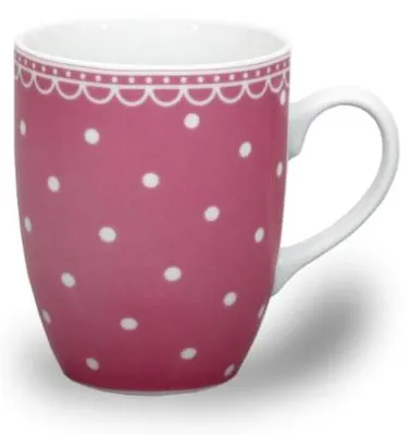 Produktbild von Eva, Porzellanbecher, 0,37 l, rosa Punkte, Thun 1794
