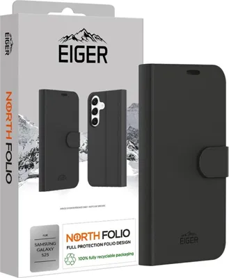 Produktbild von Eiger North Folio Case Galaxy S25 schwarz