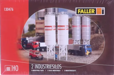 Produktbild von Faller 130476 2 Industriesilos Spur H0 in