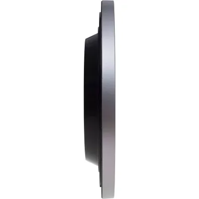 Produktbild von MAUL Wanduhr MAULstep Ø 35 x 5 cm funkgesteuert Kunststoff 1 x AA (1.5 V) silber